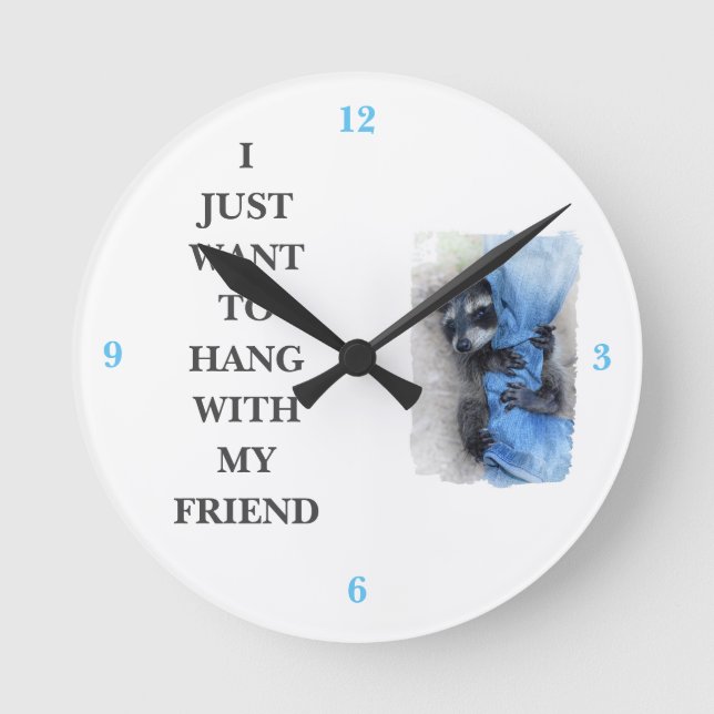 Relógio Redondo O racão (Frente)