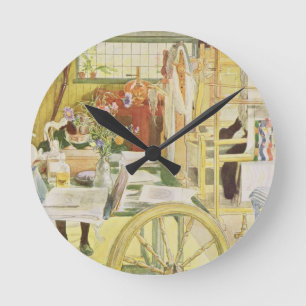 Relógio Redondo O Workroom, bar. em "Lasst Licht Hinin" ("deixe