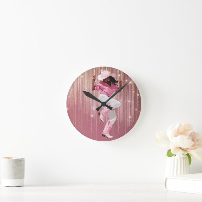 RELÓGIO REDONDO OBTENHA A GAROTA DE TI #1 (Lar)