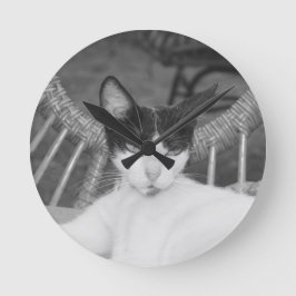 Relógio Redondo Olá, Meow..