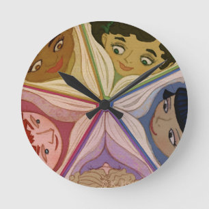 Relógio Redondo Olhe o pulso de disparo dos livros