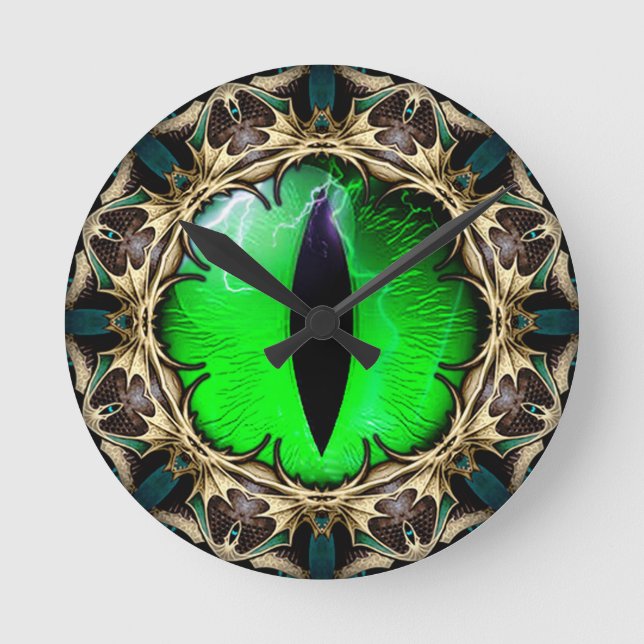 Relógio Redondo Olho do Dragão (Frente)