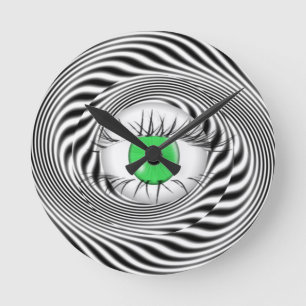 RELÓGIO REDONDO OLHO HIPNÓTICO - HYPNOTIST