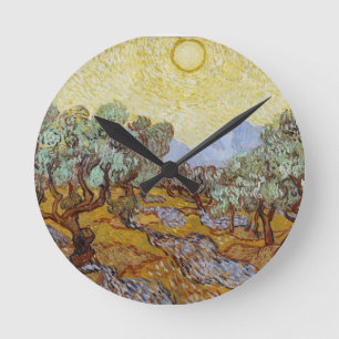 Relógio Redondo Oliveiras de Vincent van Gogh , 1889
