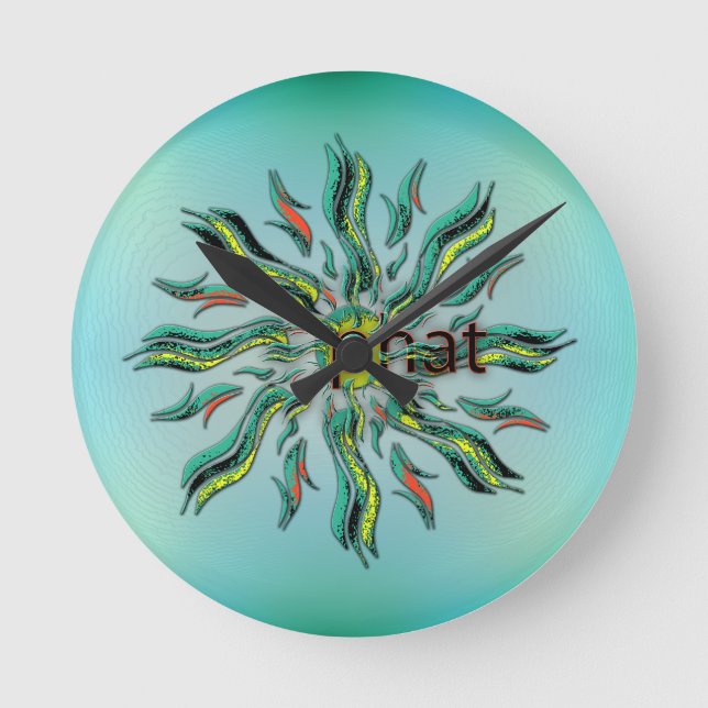 Relógio Redondo OMG! fantasia (Frente)