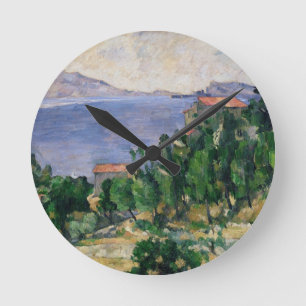 Relógio Redondo Opinião de Paul Cezanne da montagem