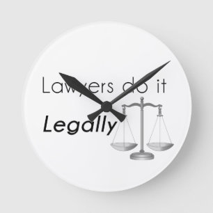 Relógio Redondo Os advogados fazem isso!