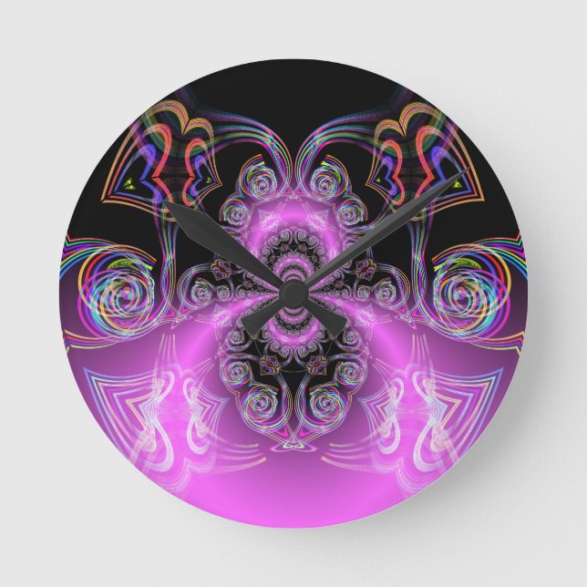 Relógio Redondo Os Corações de Saturno (Frente)