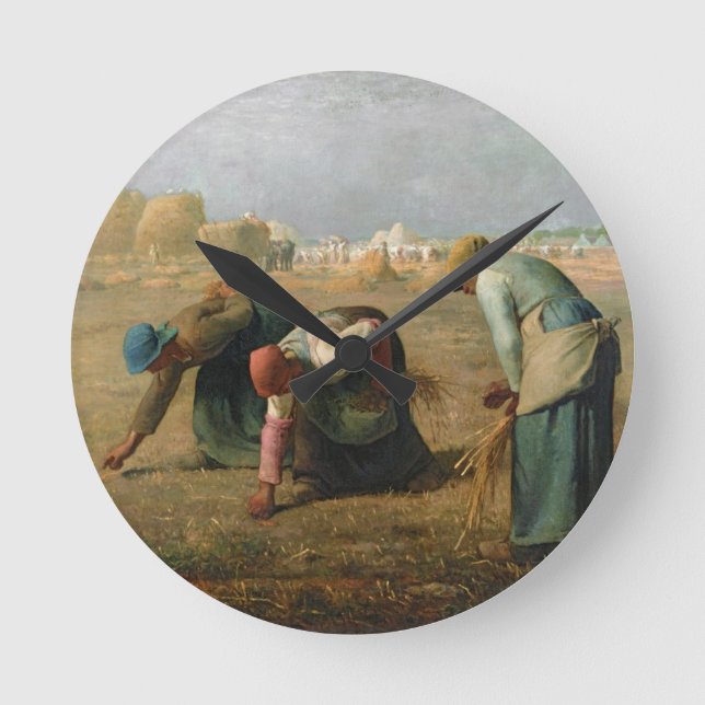 Relógio Redondo Os Gleaners, 1857 (Frente)