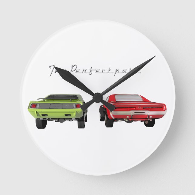 Relógio Redondo Os pares perfeitos (Frente)