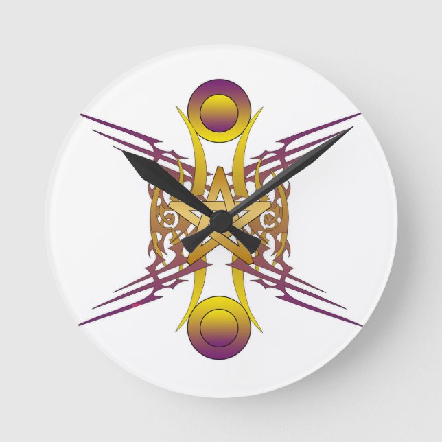 Relógio Redondo Ouro Star (Frente)