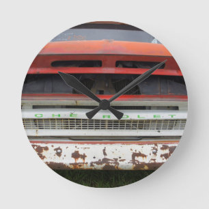 Relógio Redondo Oxidado velho