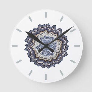 Relógio Redondo Padrão de Abstrato muito exclusivo