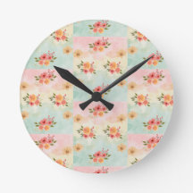 Padrão Floral Botânico Vintage Decoração de Parede