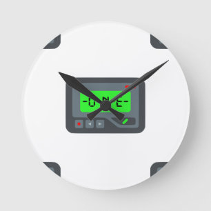Relógio Redondo pager emoji
