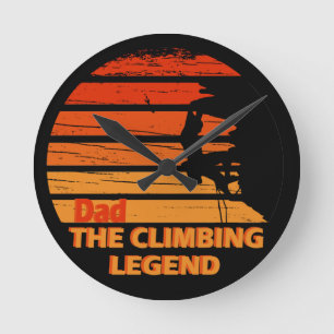 Relógio Redondo pai de escalada