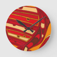 Painéis laranja abstrato