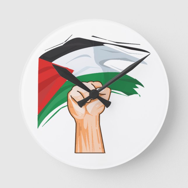 Relógio Redondo Palestina (Frente)