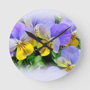 Relógio Redondo Panteras - Roxo e Amarelo