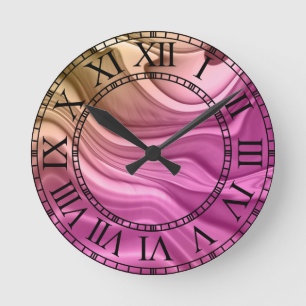 Relógio Redondo Papel Digital Aurora - Conjunto de Tinta Álcool