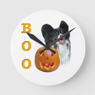 Relógio Redondo Papillon Halloween BOO