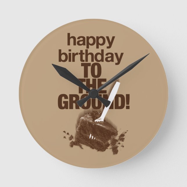 Relógio Redondo Para o chão (Frente)