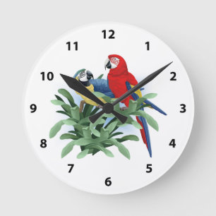 Relógio Redondo Parrot Clocks