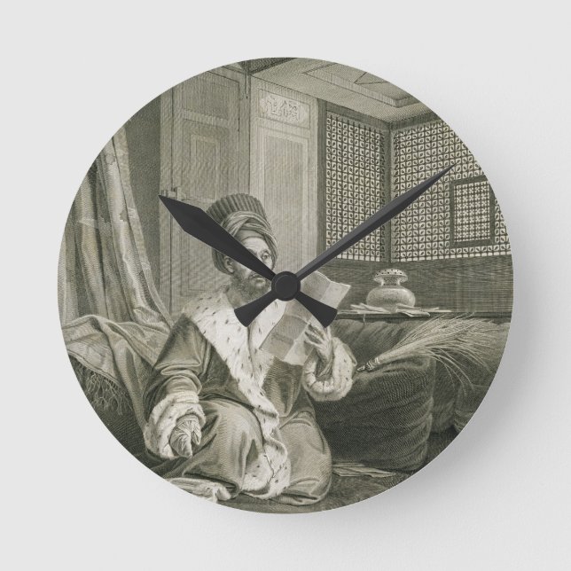 Relógio Redondo Pasha dito de Mustapha ferido na batalha de Abouk (Frente)