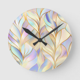 Relógio Redondo Pastel Abstract Wall Clock
