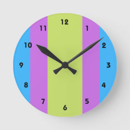 Relógio Redondo Pastelrino Modern Colour Block