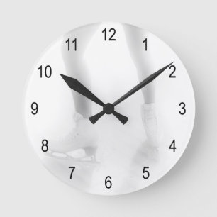 Relógio Redondo Patinação no gelo