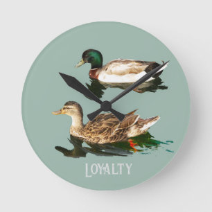 Relógio Redondo Patos-de-pata