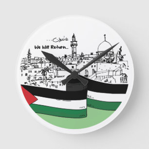 Relógio Redondo Patrimônio Palestiniano e Esperança: Voltaremos