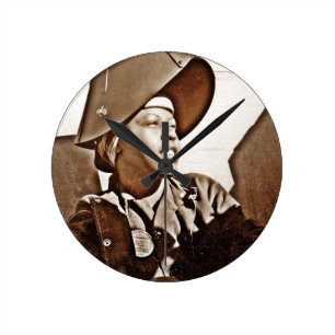 Relógio Redondo Patriotas das mulheres do afro-americano