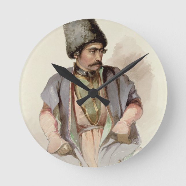 Relógio Redondo Paul - um Georgian de Tiflis, 1852 (Frente)