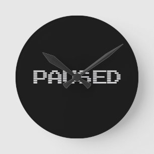 RELÓGIO REDONDO PAUSADO