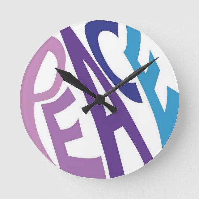 RELÓGIO REDONDO PAZ (Frente)