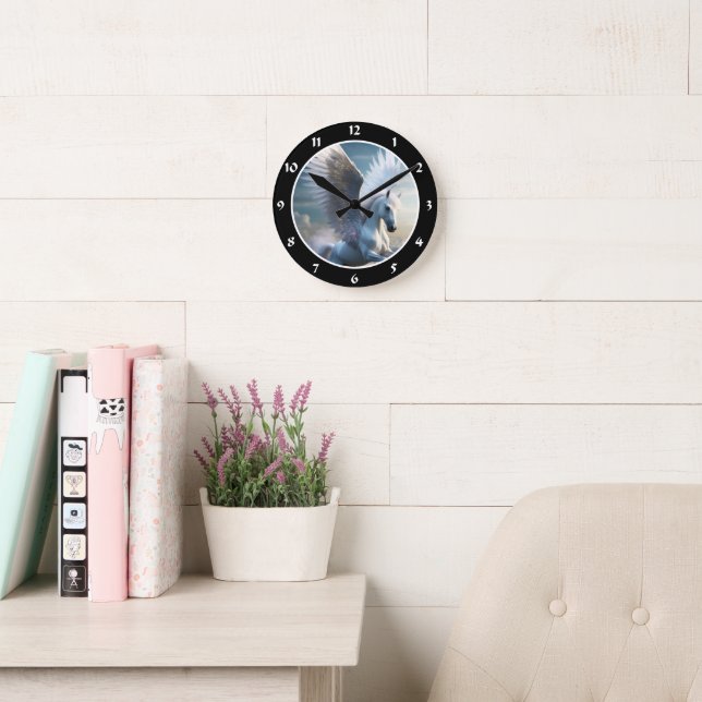 Relógio Redondo Pegasus (Sala de leitura)