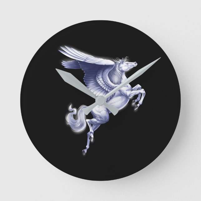 Relógio Redondo Pegasus mítico (Frente)
