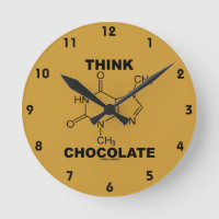 Pensar Chocolate (Química Molécula de Teobromina)