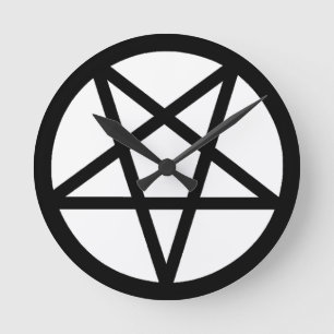 Relógio Redondo Pentagrama
