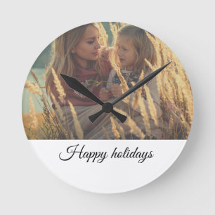 Relógio Redondo personalizado adicionar seu    personalizadlar de 