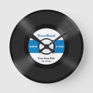 Relógio Redondo Personalizar Registro Personalizado