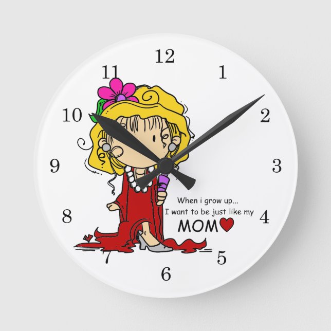 Relógio Redondo Personalize o produto (Frente)