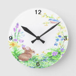 Relógio Redondo Peter Cotton Tail