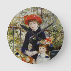 Relógio Redondo Pierre A Renoir  Duas Irmãs, ou No Terreno