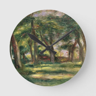 Relógio Redondo Pierre árvores de Renoir um