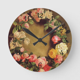 Relógio Redondo Pierre-Auguste Renoir - Coroa de Rosas