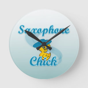 Relógio Redondo Pintinho Saxofone nº 3