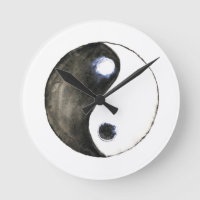 pintura aquarela yin yang símbolo art